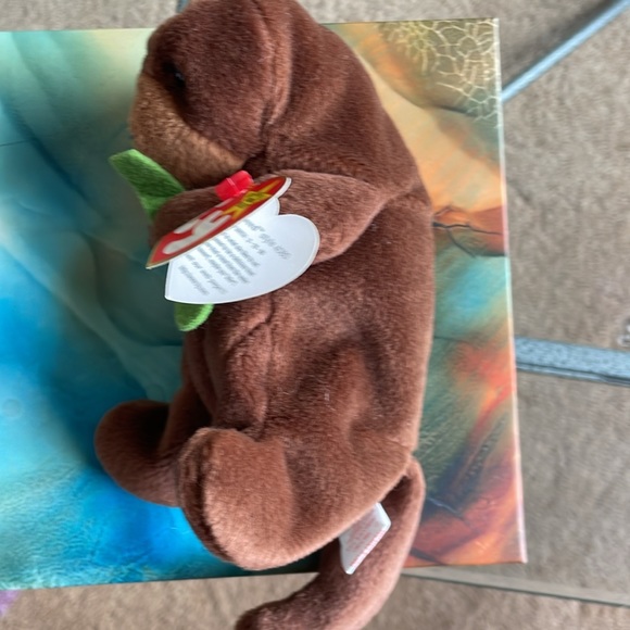 Seaweed Beanie Baby- TY Seaweed the Otter - Rare tag errors!! Vintage 1995/1996 - Picture 7 of 13